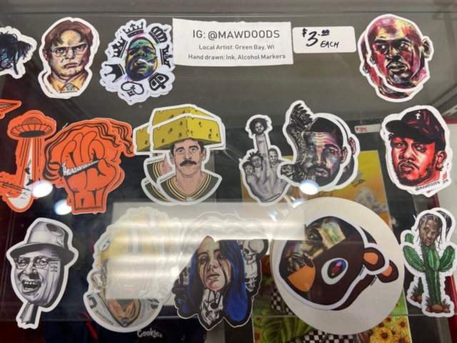 Awesome stickers from local artisits
